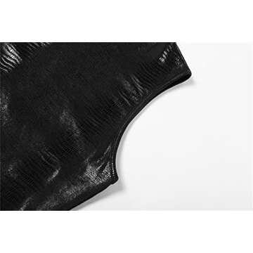 ksotutm Jumpsuits for Women Sexy Dressy Sleeveless Bodycon Party Club One Piece Jumpsuit Black