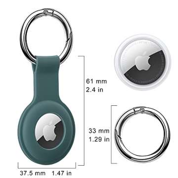 Premium Silicone AirTag Holder Case - Sleek & Durable