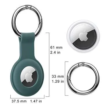 Premium Silicone AirTag Holder Case - Sleek & Durable