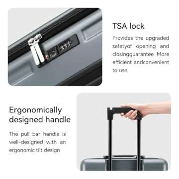 Durable ROAMING 20 Inch Carry On Luggage with Wheels