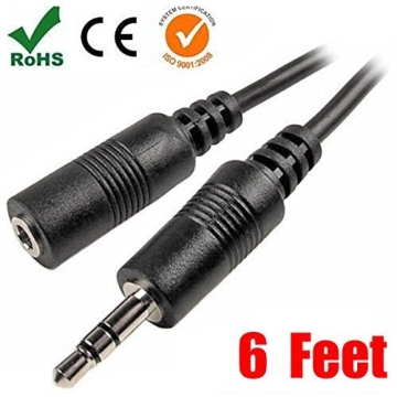 iMBAPrice® 6' Nickel Plated Stereo Extension Cable