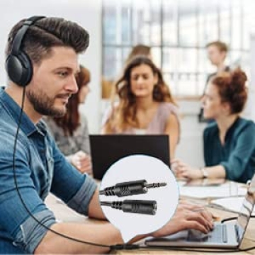 iMBAPrice® 6' Nickel Plated Stereo Extension Cable