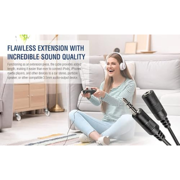 iMBAPrice® 6' Nickel Plated Stereo Extension Cable