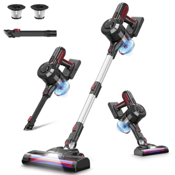 JYH Cordless Vacuum Cleaner - 25kPa Powerful & Portable