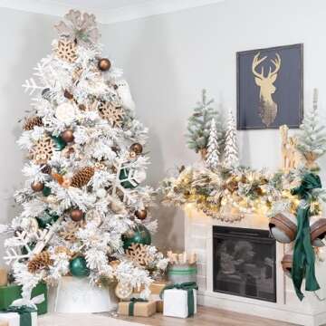 Vintage Mercury Glass Christmas Ornaments Set of 12