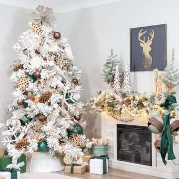 Vintage Mercury Glass Christmas Ornaments Set of 12