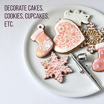 Airbrush Cake Color Set - 12 Vibrant Edible Colors