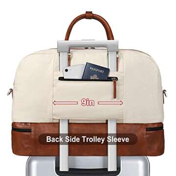Stylish Weekender Bags for Women in 3-Piece Set