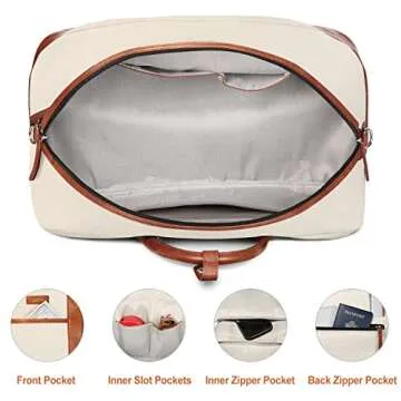 Stylish Weekender Bags for Women in 3-Piece Set