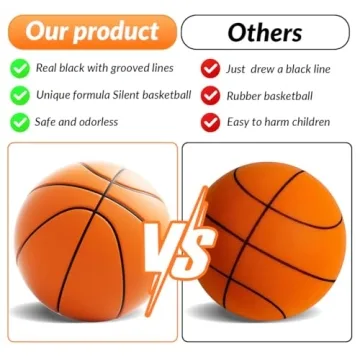 Innovative Hush Handle Silent Basketball for Indoor Play