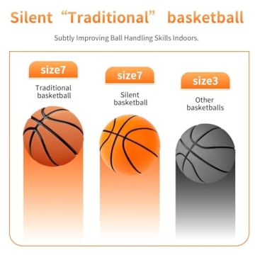 Innovative Hush Handle Silent Basketball for Indoor Play