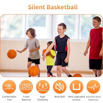 Innovative Hush Handle Silent Basketball for Indoor Play