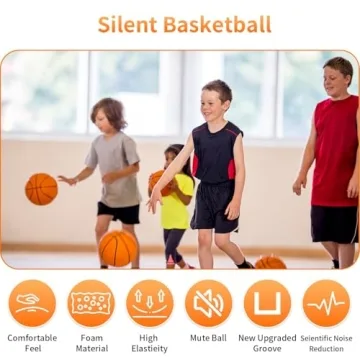 Innovative Hush Handle Silent Basketball for Indoor Play