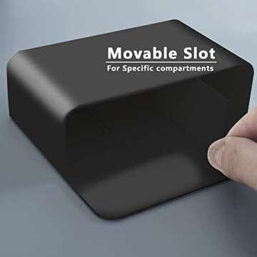 noonebutyou 2 Pcs Magnetic Marker Holder Dry Erase Marker Holder Wall Mount Self Adhesive Pen Holder Magnetic Marker Cup Holders for Whiteboard, Fridge, Home Office School (Black