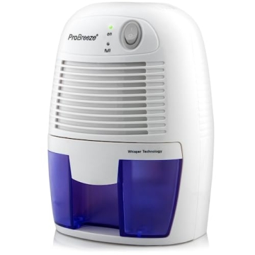 Pro Breeze Mini Dehumidifier - Compact & Efficient Room Dehumidifier for Home and Office