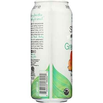Steaz Zero Calorie Peach Mango Iced Green Tea, 16 oz