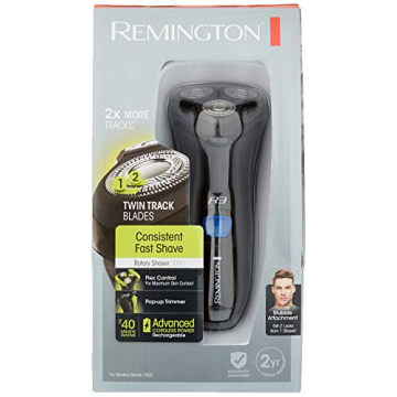Remington Men's Electric Razor with Twintrack Technology