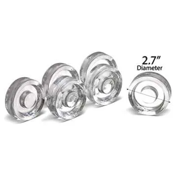 Glass Fermentation Weights for Mason Jars - Set of 6