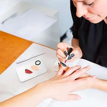Stainless Steel Makeup Spatula and Palette Set for Flawless Application