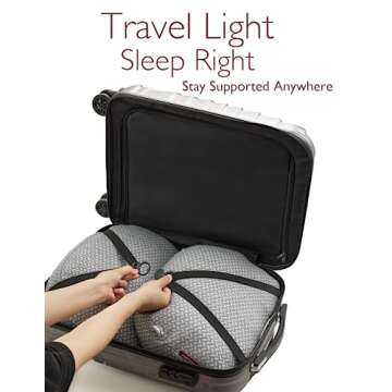 Momcozy Portable Pregnancy Pillow – W Shaped Maternity Support for Side Sleepers, Adjustable Travel Wedge Pillow for Back, Belly, and Hip Relief, Ideal for Pregnant Women, Deep Grey