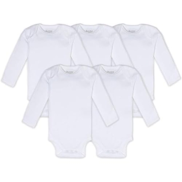 Burt’s Bees Organic Cotton Baby Bodysuits - 5-Pack Comfort & Style