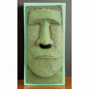 Bits and Pieces-Tissue Box Cover Stone Face Tissue Holder - Great Gag Gift for Your Office, Desk, or Living Room