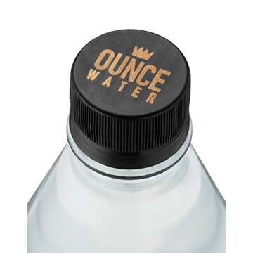 OUNCE WATER Natural Spring Water, 40 Ounce Pack of 12