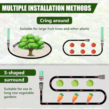 Flat Soaker Hose 100ft for Efficient Garden Irrigation