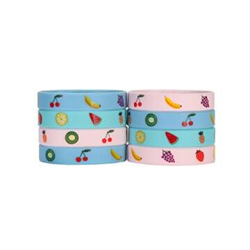 Tutti Frutti Fruit Silicone Wristbands - Fun Party Favors