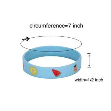 Tutti Frutti Fruit Silicone Wristbands - Fun Party Favors