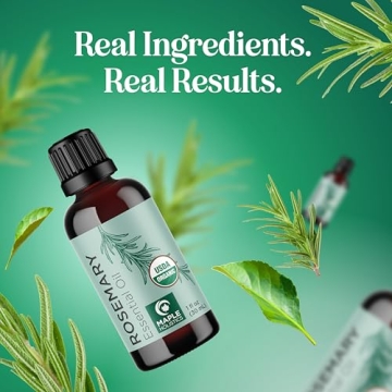 Pure Organic Rosemary Oil for Hair and Skin Care