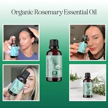 Pure Organic Rosemary Oil for Hair and Skin Care