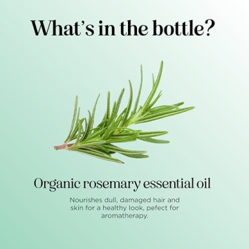 Pure Organic Rosemary Oil for Hair and Skin Care