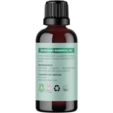 Pure Organic Rosemary Oil for Hair and Skin Care