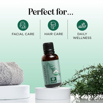 Pure Organic Rosemary Oil for Hair and Skin Care