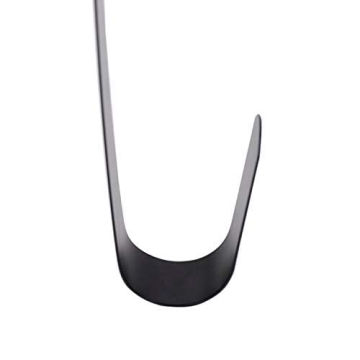 Sattiyrch 15" Wreath Hanger for Front Door Metal Hook Black