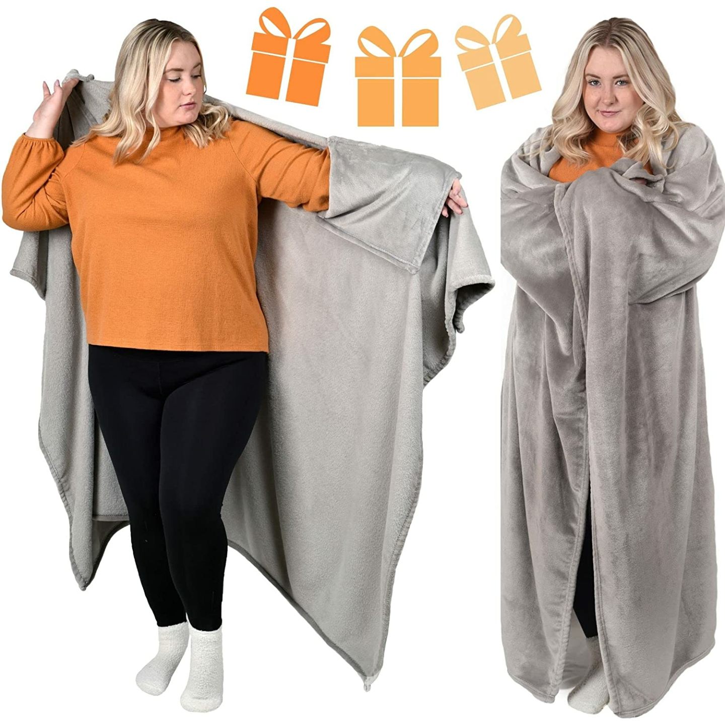 Dreamighty Wearable Blanket - Cozy Cape and Throw