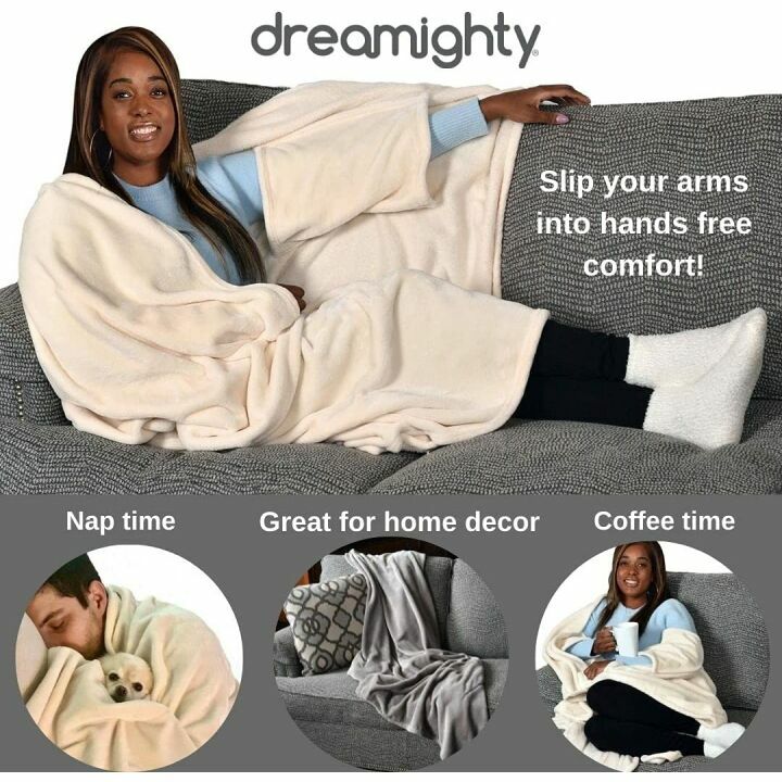 Dreamighty Wearable Blanket - Cozy Cape and Throw