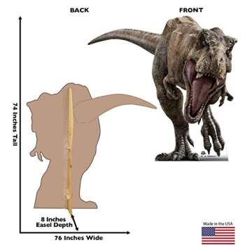 Cardboard People T-Rex Life Size Cardboard Cutout Standup - Jurassic World (2015 Film)