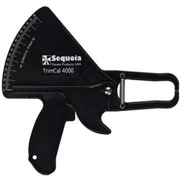 Sequoia Fitness TrimCal 4000 Body Fat Caliper (Black) [Health and Beauty] with Fat% Chart