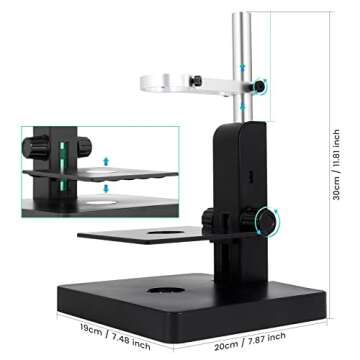 Andonstar AD246SP 4000X UHD 2160P HDMI Digital Microscope for Biological Microscope Kit,PCB Soldering Microscope for Phone Watch Repairing