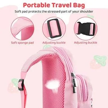 RHOTALL Pink Nintendo Switch Travel Bag - Stylish & Spacious
