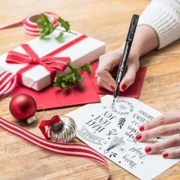 Dainayw Calligraphy Brush Pen Set - 8 Sizes for Artists