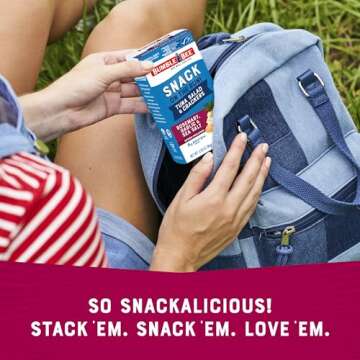 Bumble Bee Snack On The Run Rosemary, Garlic & Sea Salt Tuna Salad with Crackers Kit, High Protein Snack Food, Canned Tuna, Healthy Snacks for Adults, 3.35 Ounce (Pack of 12)