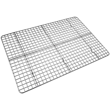 Checkered Chef Cooling Rack for Cooking and Baking 17x12