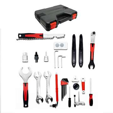 JUKFITA Bike Repair Tool Kit 32 PCS - Essential Cycling Tools