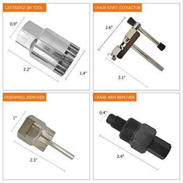 JUKFITA Bike Repair Tool Kit 32 PCS - Essential Cycling Tools