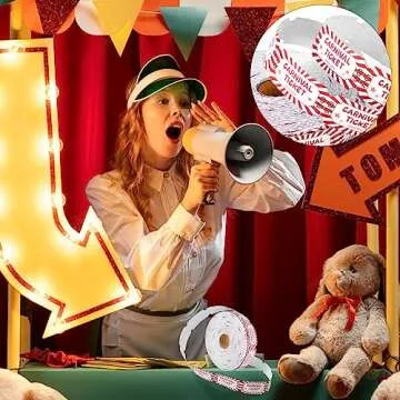 1000 Carnival Roll Tickets for Raffles & Parties