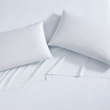 Laura Ashley Queen Cotton Sateen Sheets - Soft & Breathable