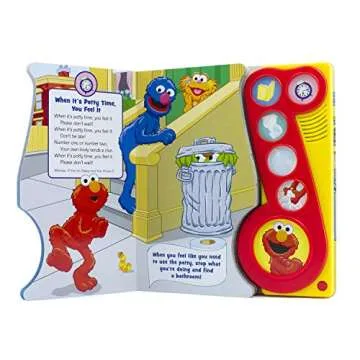 Sesame Street - Elmo Potty time Songs Little Music Note Sound Book - PI Kids
